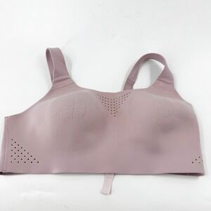 Victorias Secret Incredible Wireless Bra Mauve Pink Perforated 36D D80